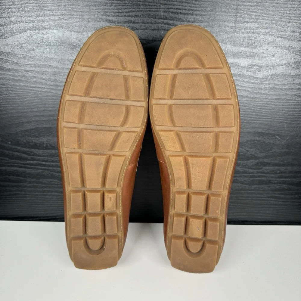 Coach Mott Driver FG2984 Brown Leather Loafer Dress Shoes Mens Size 10.5 D